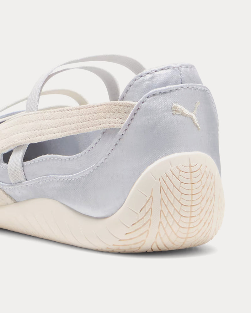 Puma Speedcat Ballet Satin Silver Mist / Warm White Slip On Sneakers - 4