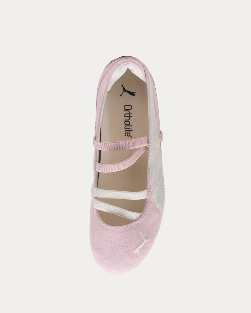 Puma Speedcat Ballet Suede Whisp of Pink / Puma White / Warm White Slip On Sneakers - 2