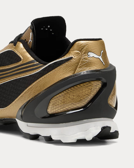Puma V-S1 Metallic Puma Gold / Puma Black Low Top Sneakers - 4