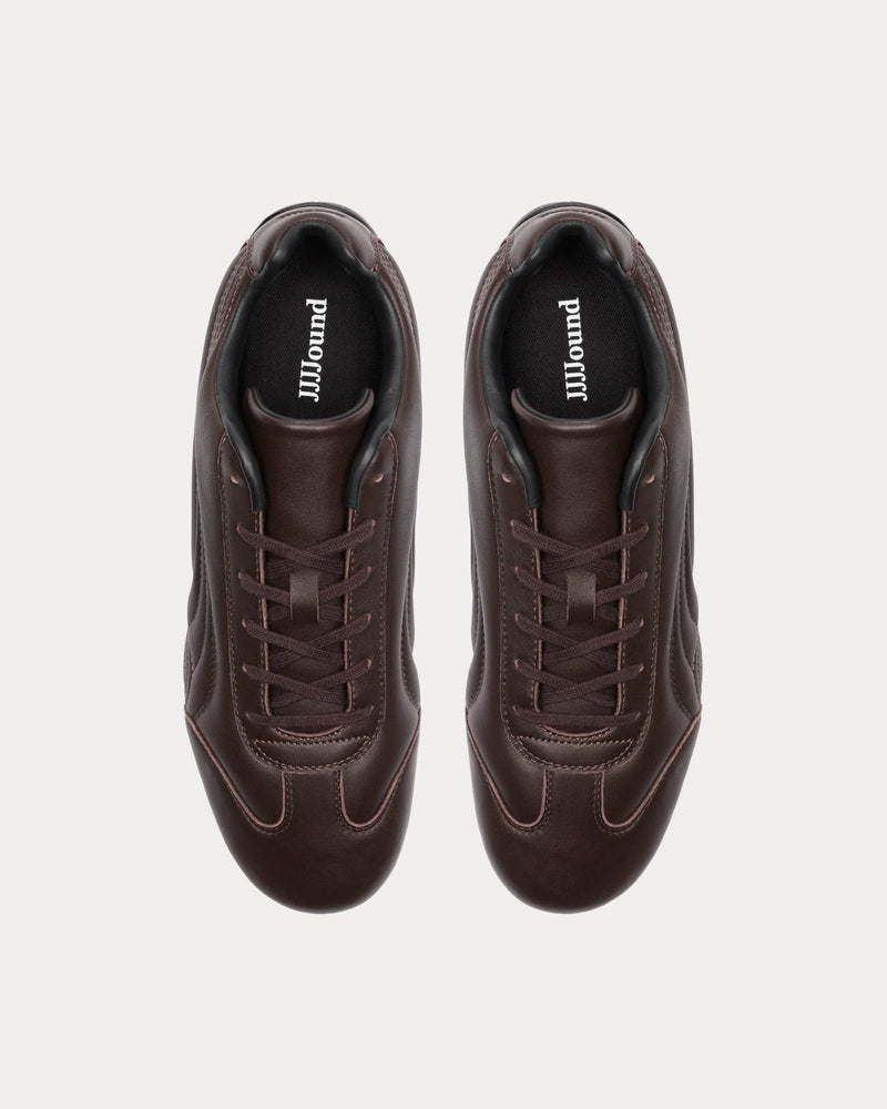 Puma x Jjjjound Speedcat Leather Brown Low Top Sneakers - 2
