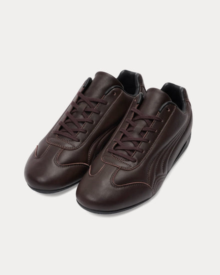 Puma x Jjjjound Speedcat Leather Brown Low Top Sneakers - 3