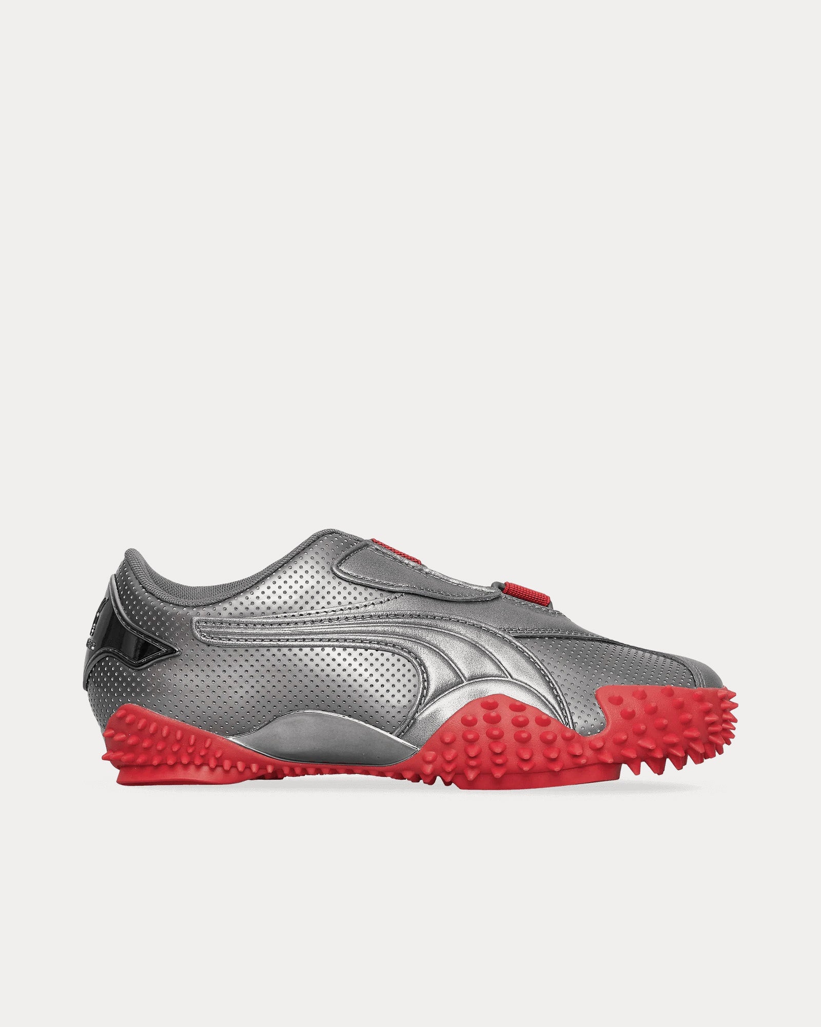 Puma x Ottolinger - Mostro Aged Silver / Red Slip On Sneakers