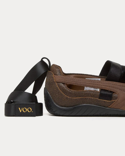 Puma x Voo Speedcat Ballet Leather Dark Chocolate / Haute Coffee Slip On Sneakers - 5