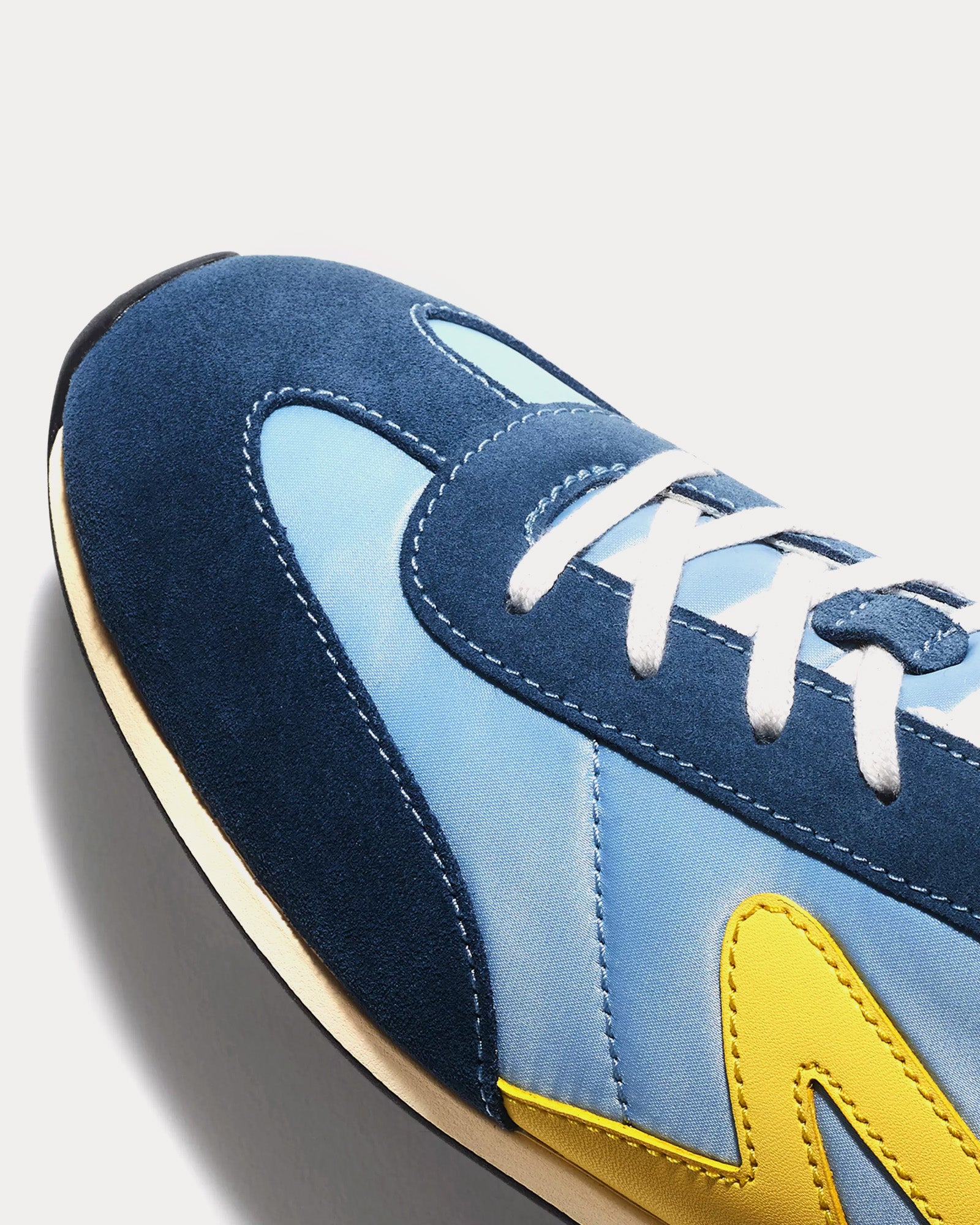 Rag & Bone - Retro Runner Slim Mesh Denim Blue Low Top Sneakers