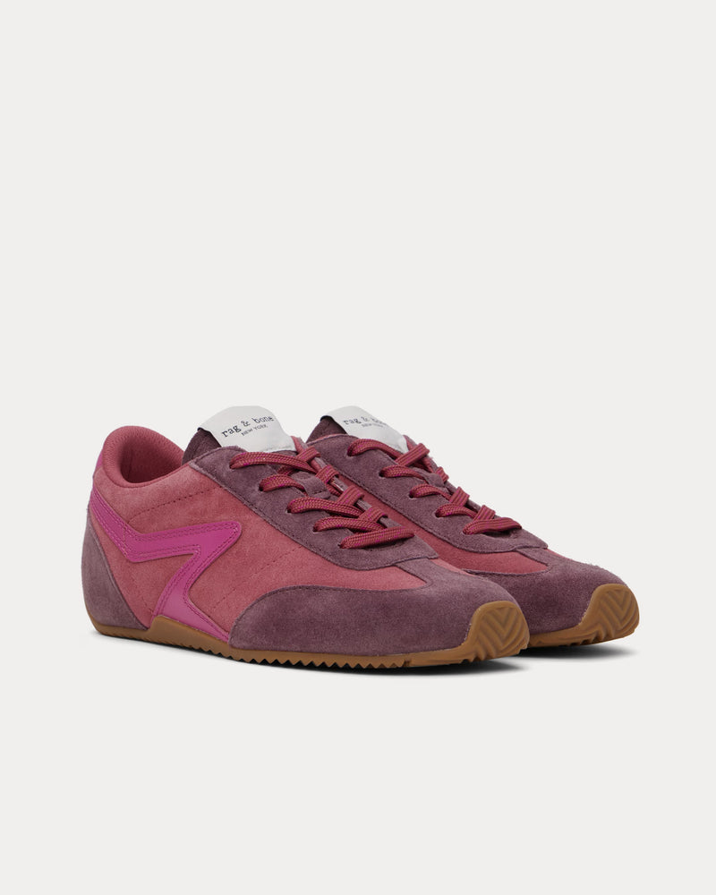 Rag & Bone Retro Runner Ultra Slim Suede Cheyenne Low Top Sneakers - 2