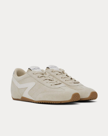 Rag & Bone Retro Runner Ultra Slim Suede Macadamia Low Top Sneakers - 2