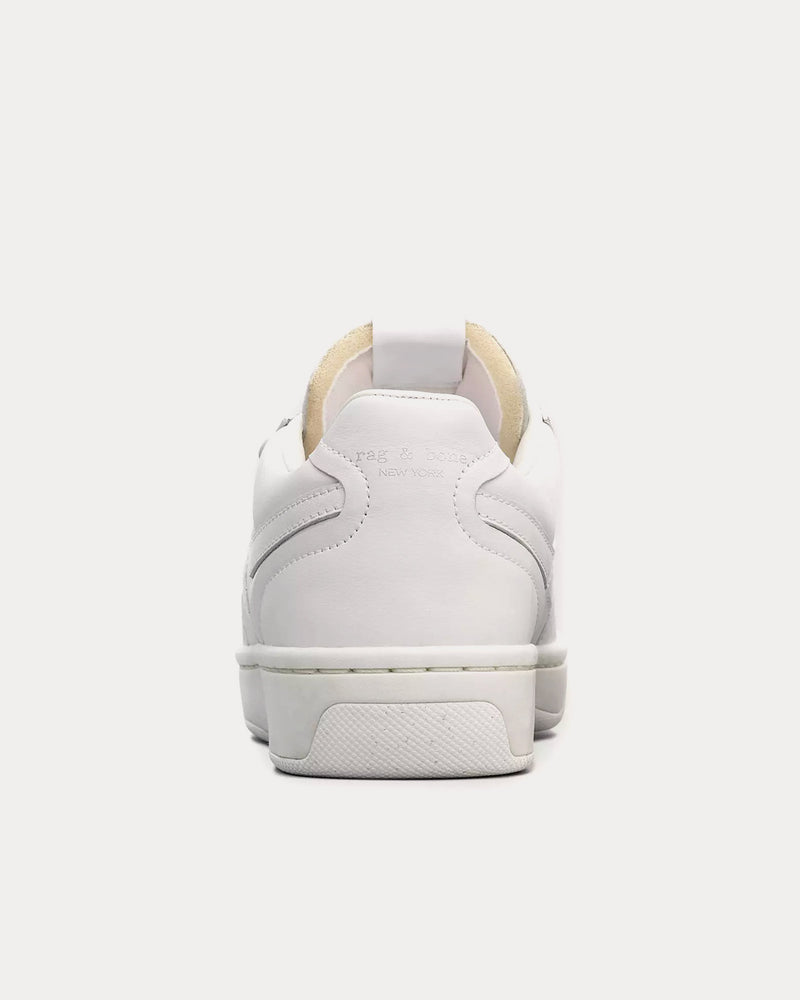 Rag & Bone Retro Court Strap Leather White Low Top Sneakers - 3