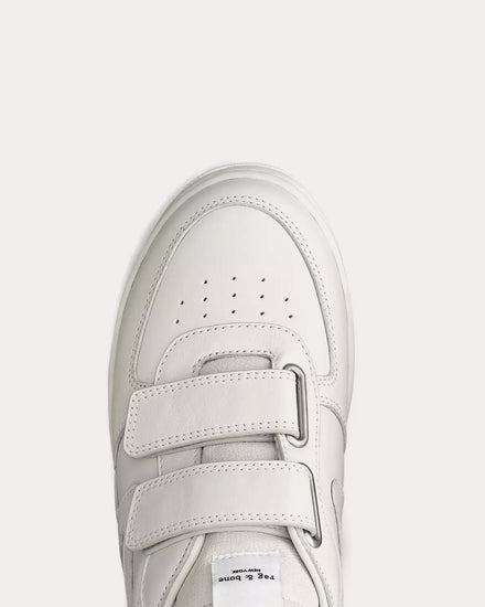 Rag & Bone Retro Court Strap Leather White Low Top Sneakers - 4