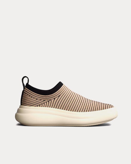 Rag & Bone Women's Brixley Knit Cream / Black Slip On