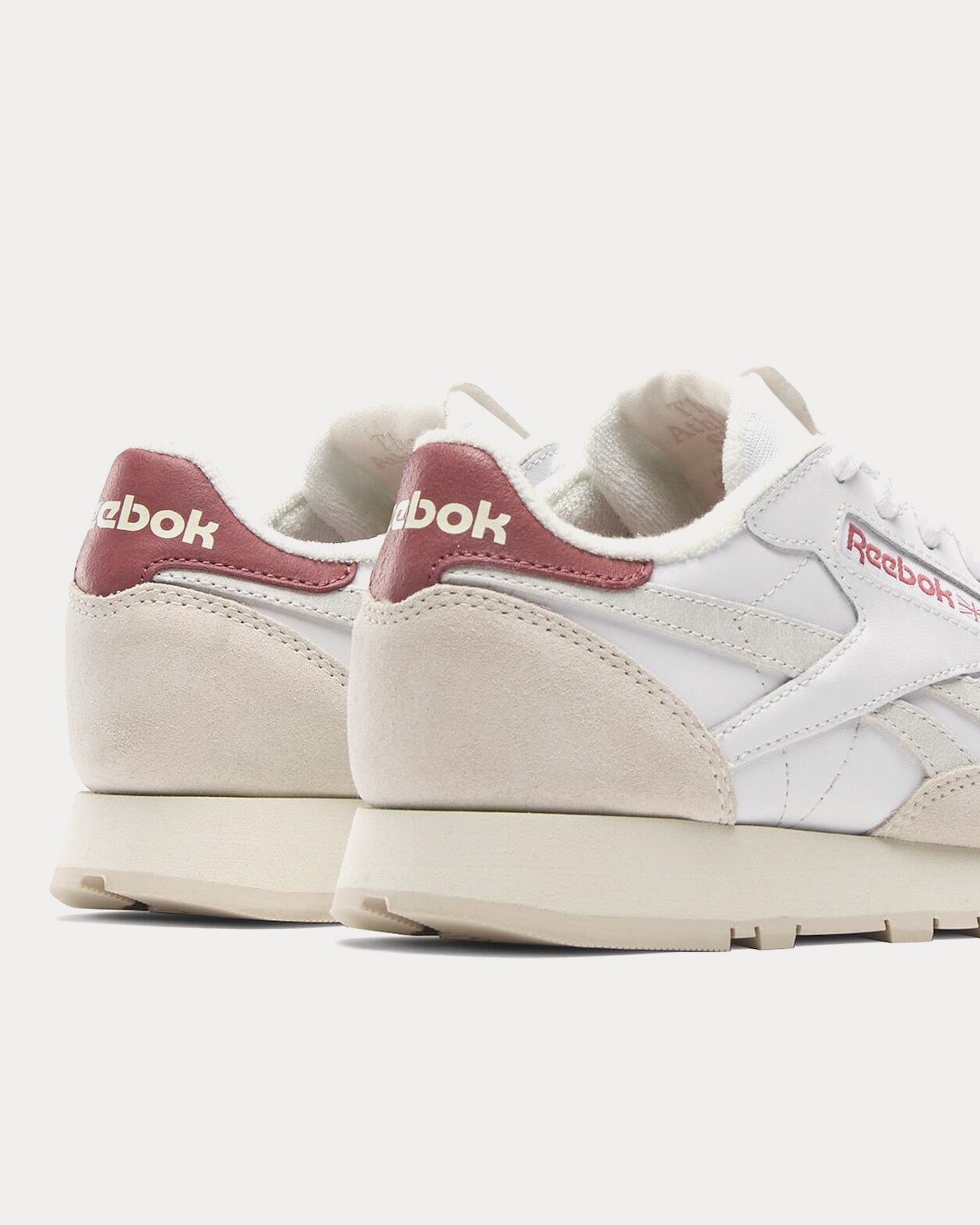 Reebok - Classic Leather Cloud White / Chalk / Sedona Rose Low Top Sneakers