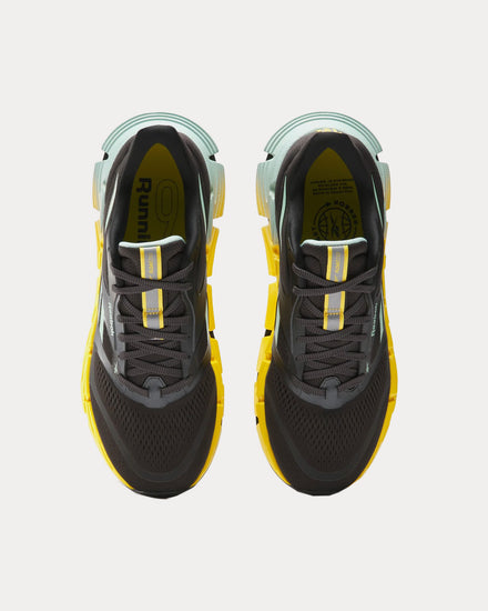 Reebok FloatZig 2 Washed Black / Glitch Aqua / Golden Haze Running Shoes - 2