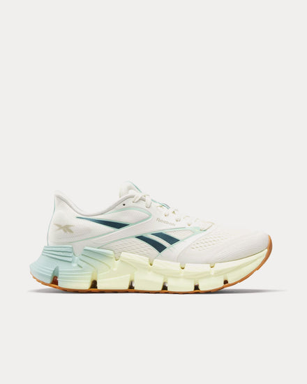 Reebok FloatZig 2 Chalk / Yellow Haze / Glitch Aqua Running Shoes - 1
