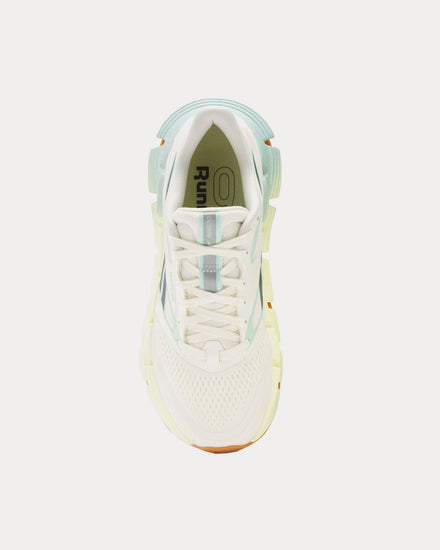 Reebok FloatZig 2 Chalk / Yellow Haze / Glitch Aqua Running Shoes - 2