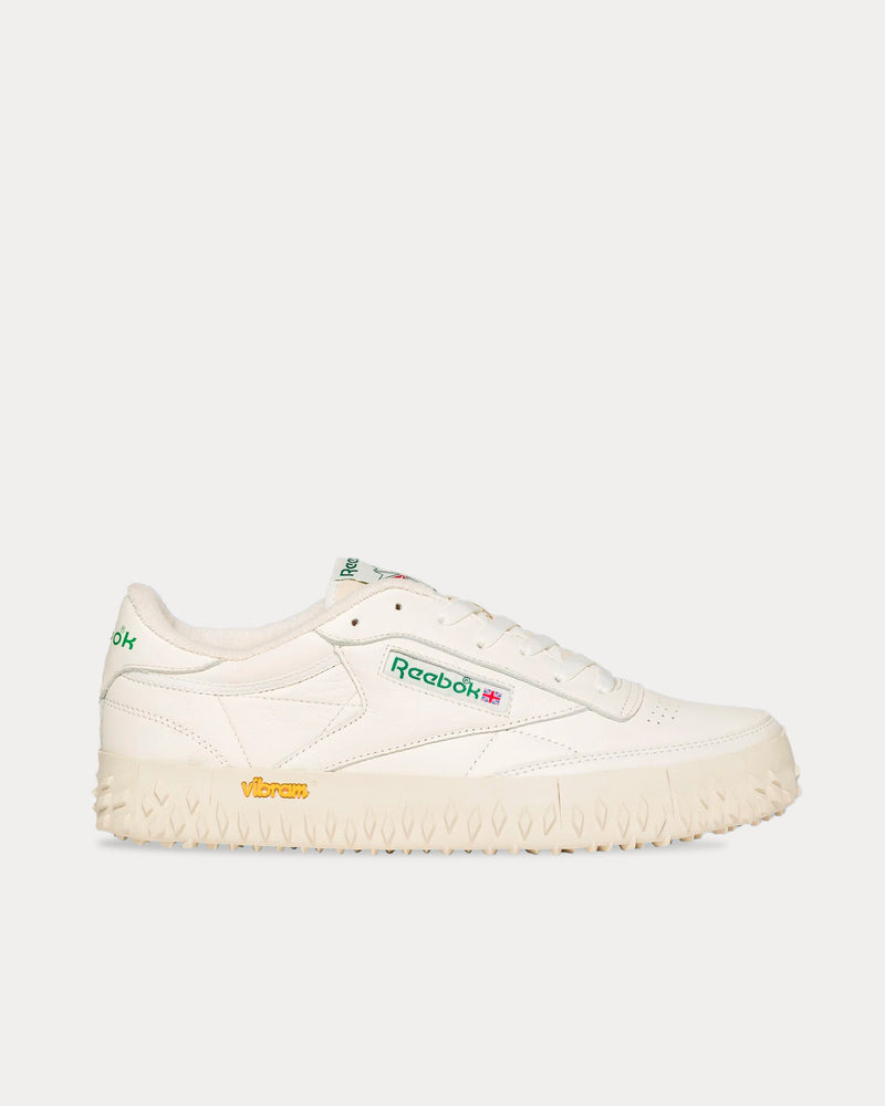 Reebok LTD Club C Vibram Chalk / Vintage Chalk / Glen Green Low Top Sneakers - 1