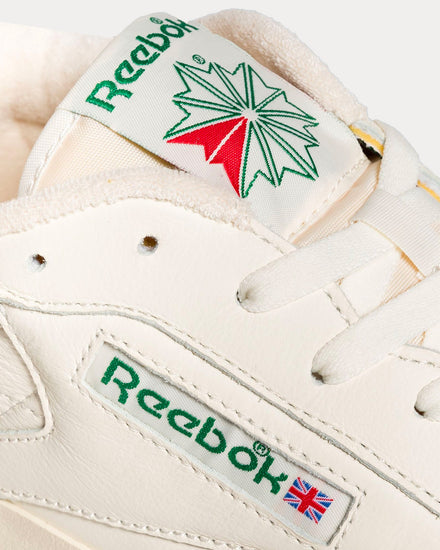 Reebok LTD Club C Vibram Chalk / Vintage Chalk / Glen Green Low Top Sneakers - 4