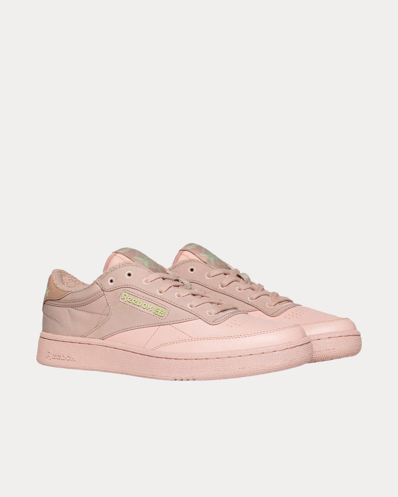 Reebok LTD Unisex Club C Two Tone Light Pink Mushroom Low Top