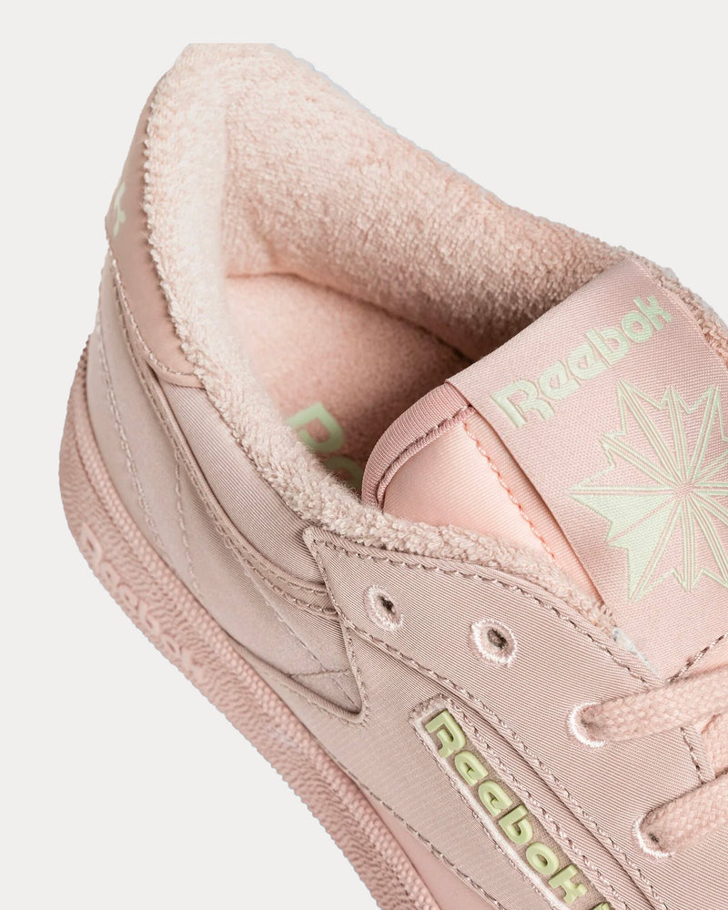 Reebok LTD Club C Two Tone Light Pink / Mushroom Low Top Sneakers - 4