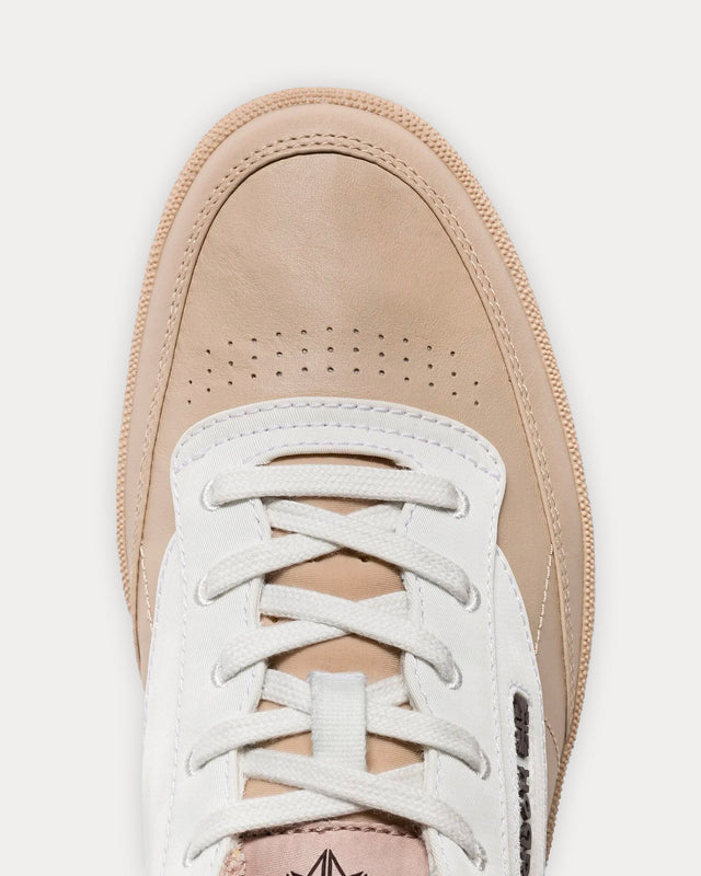Reebok LTD Unisex Club C Two Tone White / Beige Low Top Sneakers
