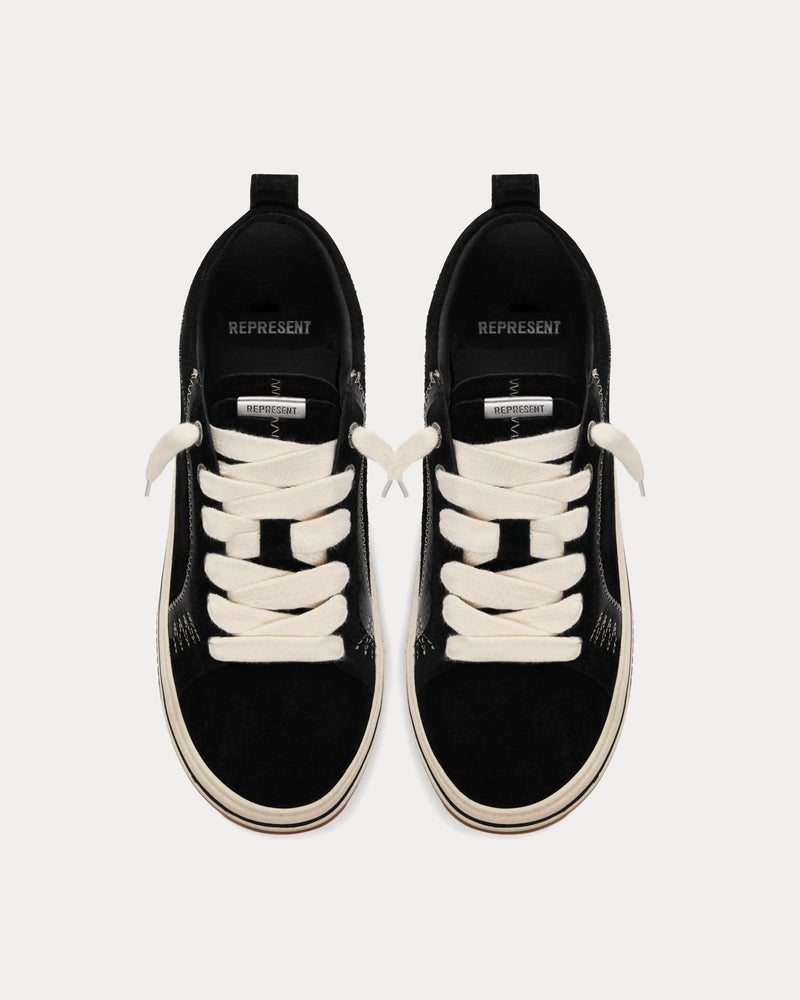 Represent HTN Low Black Low Top Sneakers - 2
