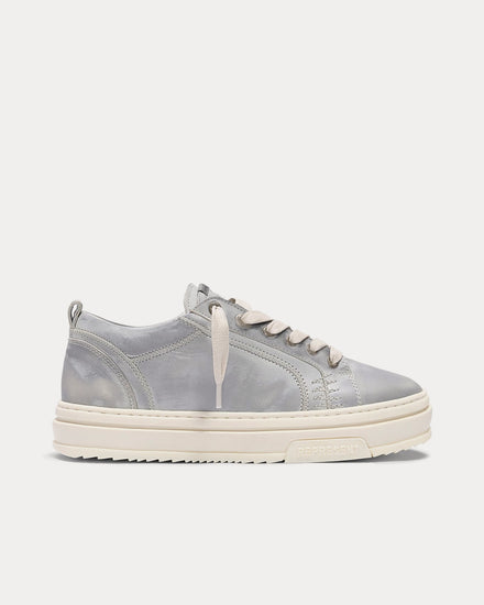 Represent HTN Low Distressed Light Grey Low Top Sneakers - 1