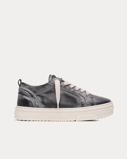 Represent HTN Low Distressed Off Black Low Top Sneakers - 1