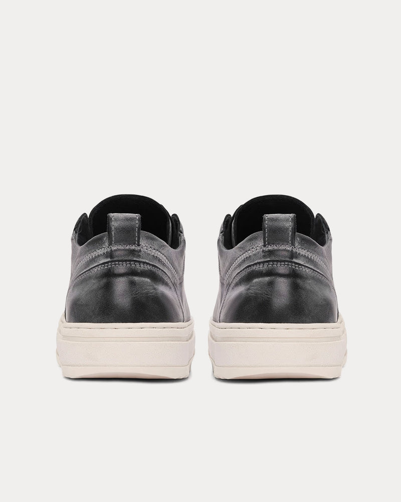Represent HTN Low Distressed Off Black Low Top Sneakers - 4