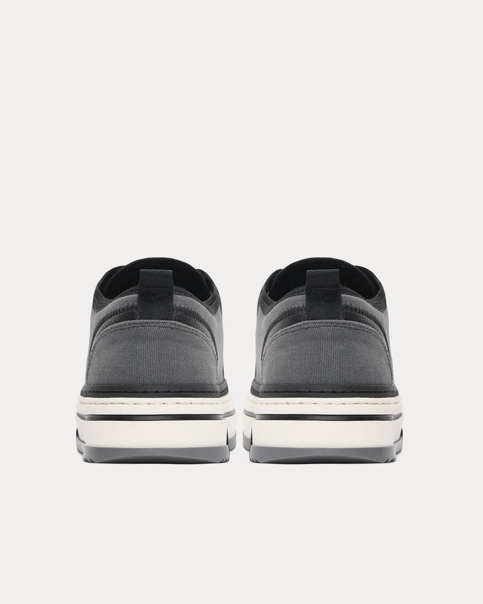 Represent - HTN X Low Black Textured Low Top Sneakers