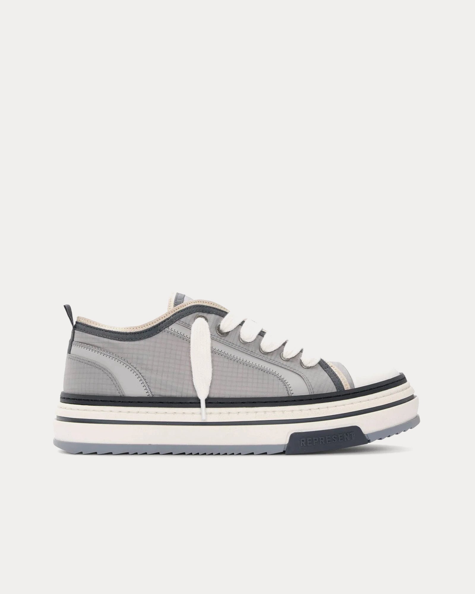 スニーカー REPRESENT Men Sneakers MLM9351199 Grey Represent Men's Studio Sneaker in Grey Represent