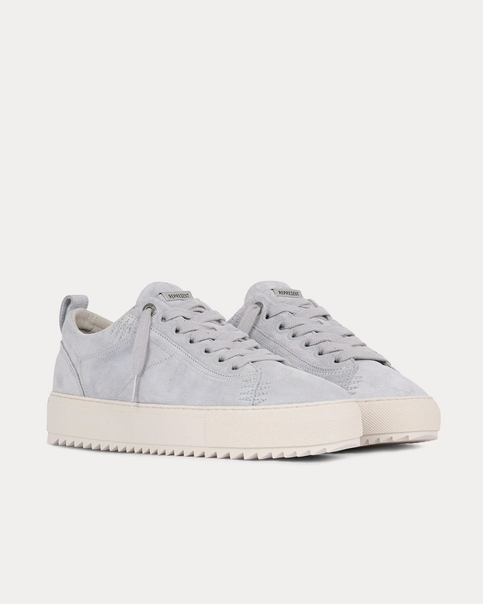 Represent Men's Alpha 2.0 Light Grey Low Top Sneakers