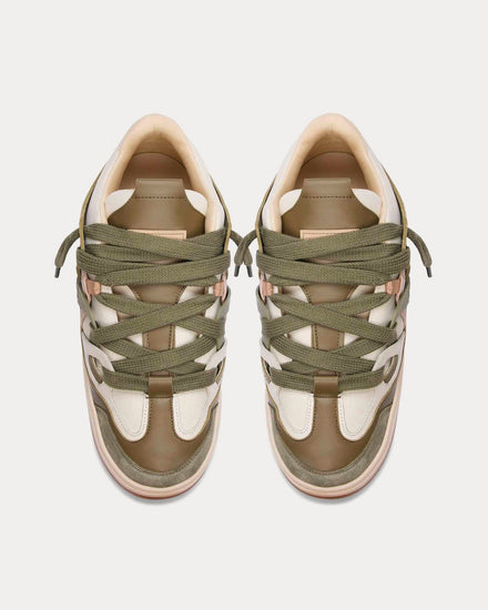 Represent Bully Khaki / Buttercream Low Top Sneakers - 2