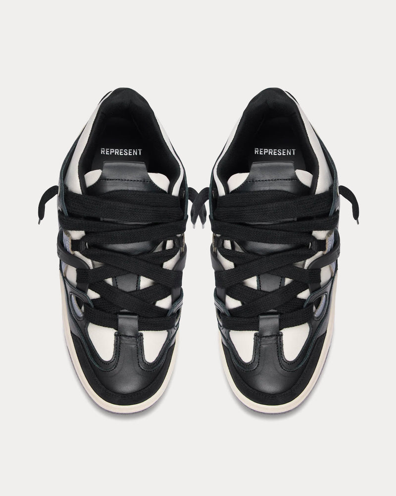 Represent Bully Black / White Low Top Sneakers - 2
