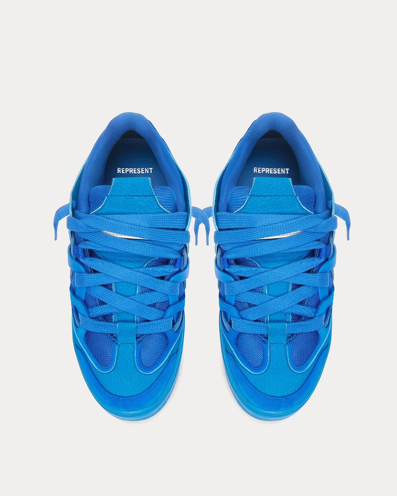 Represent Men's Bully Electric Blue Low Top Sneakers