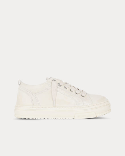 Represent HTN Low Distressed Vintage White Low Top Sneakers - 1