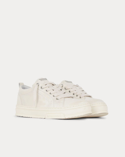 Represent HTN Low Distressed Vintage White Low Top Sneakers - 3