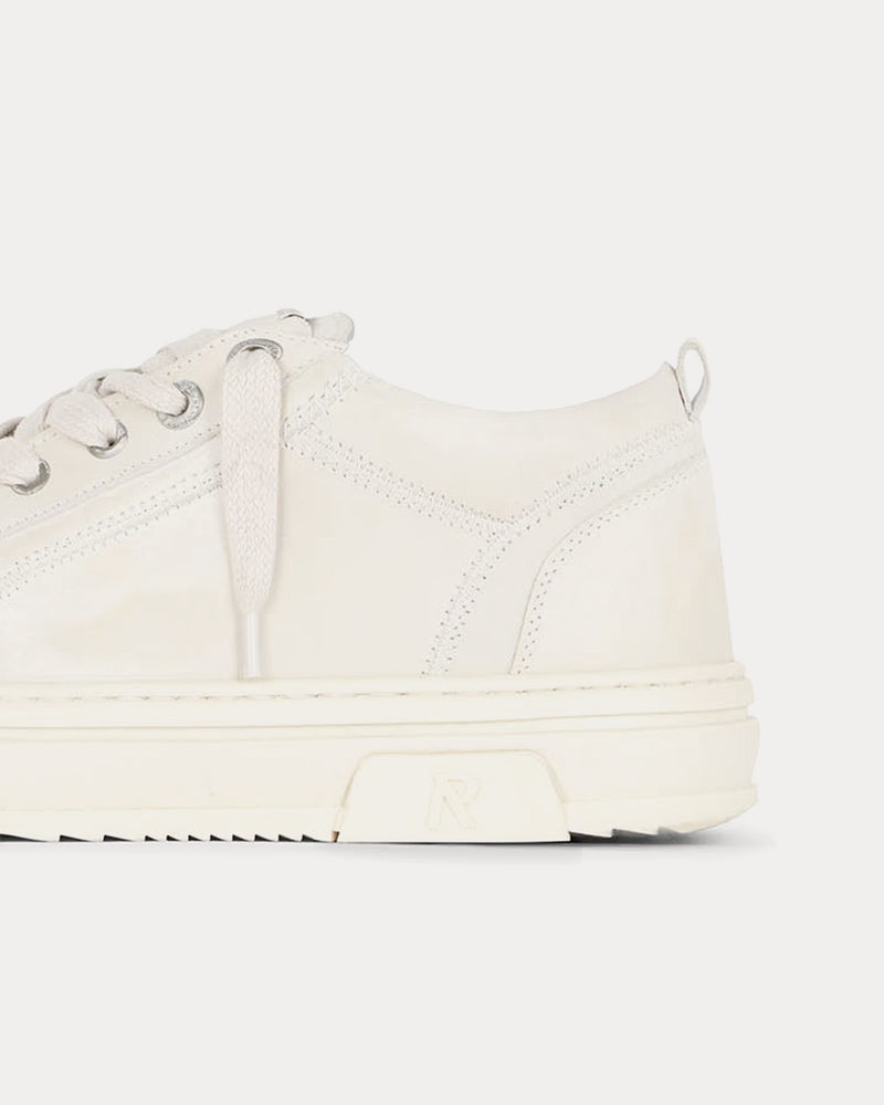 Represent HTN Low Distressed Vintage White Low Top Sneakers - 5