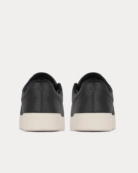 Represent Initial Leather Black Low Top Sneakers - 4