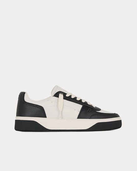 Represent Initial Leather Black / Vintage White Low Top Sneakers - 1