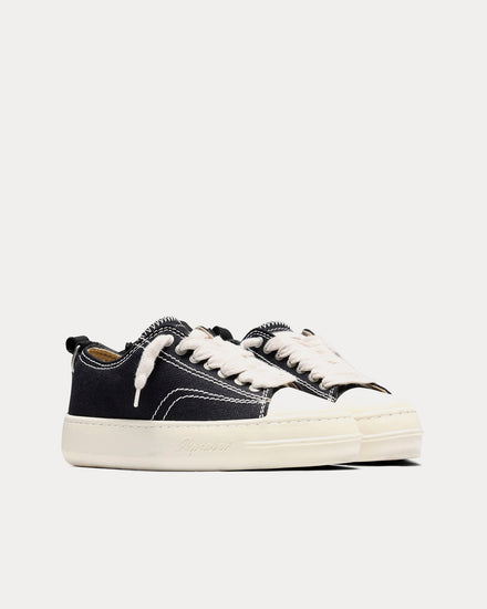 Represent Rep-Cap Jet Black Low Top Sneakers - 3