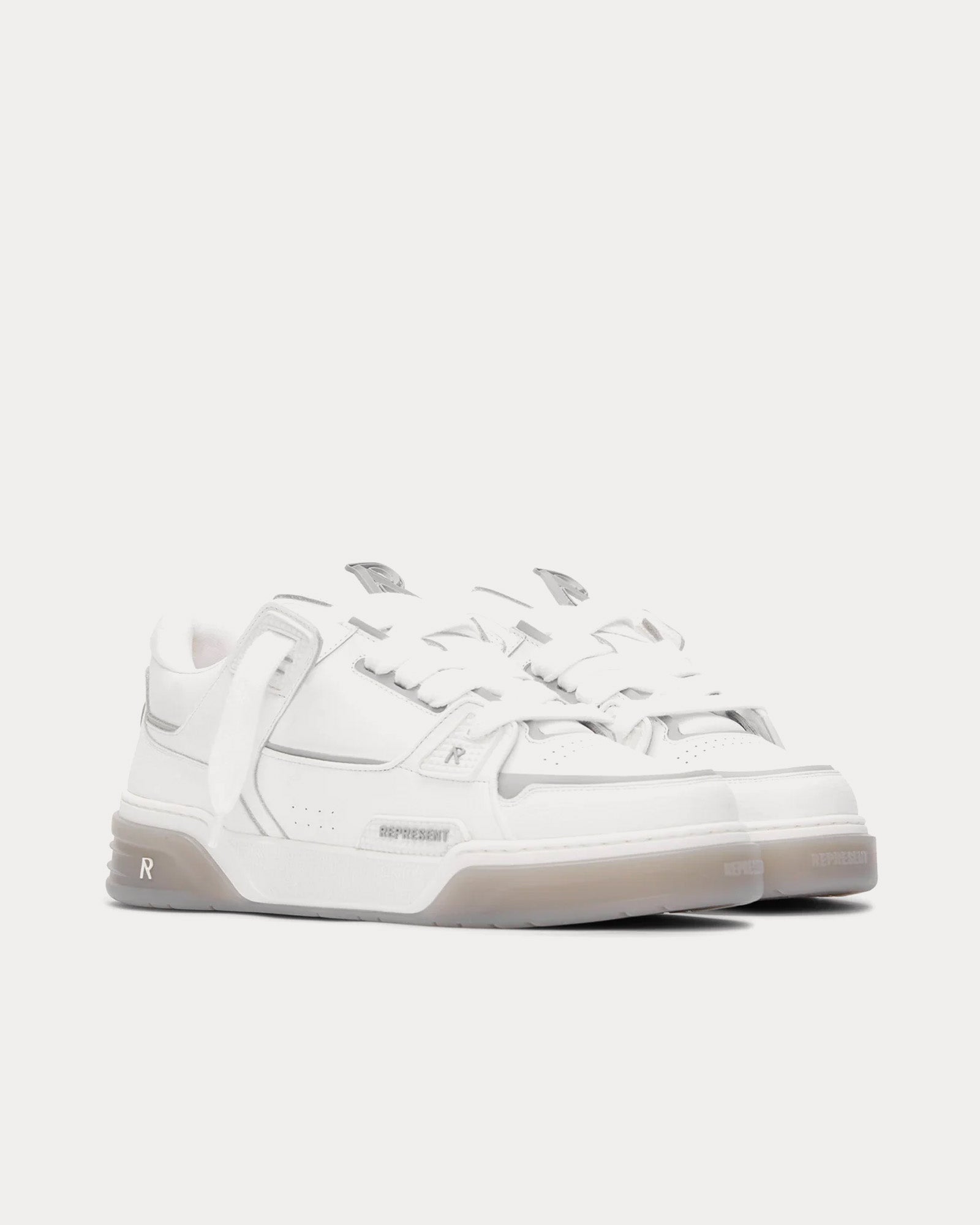Represent - Studio Sneaker White / Grey Low Top Sneakers