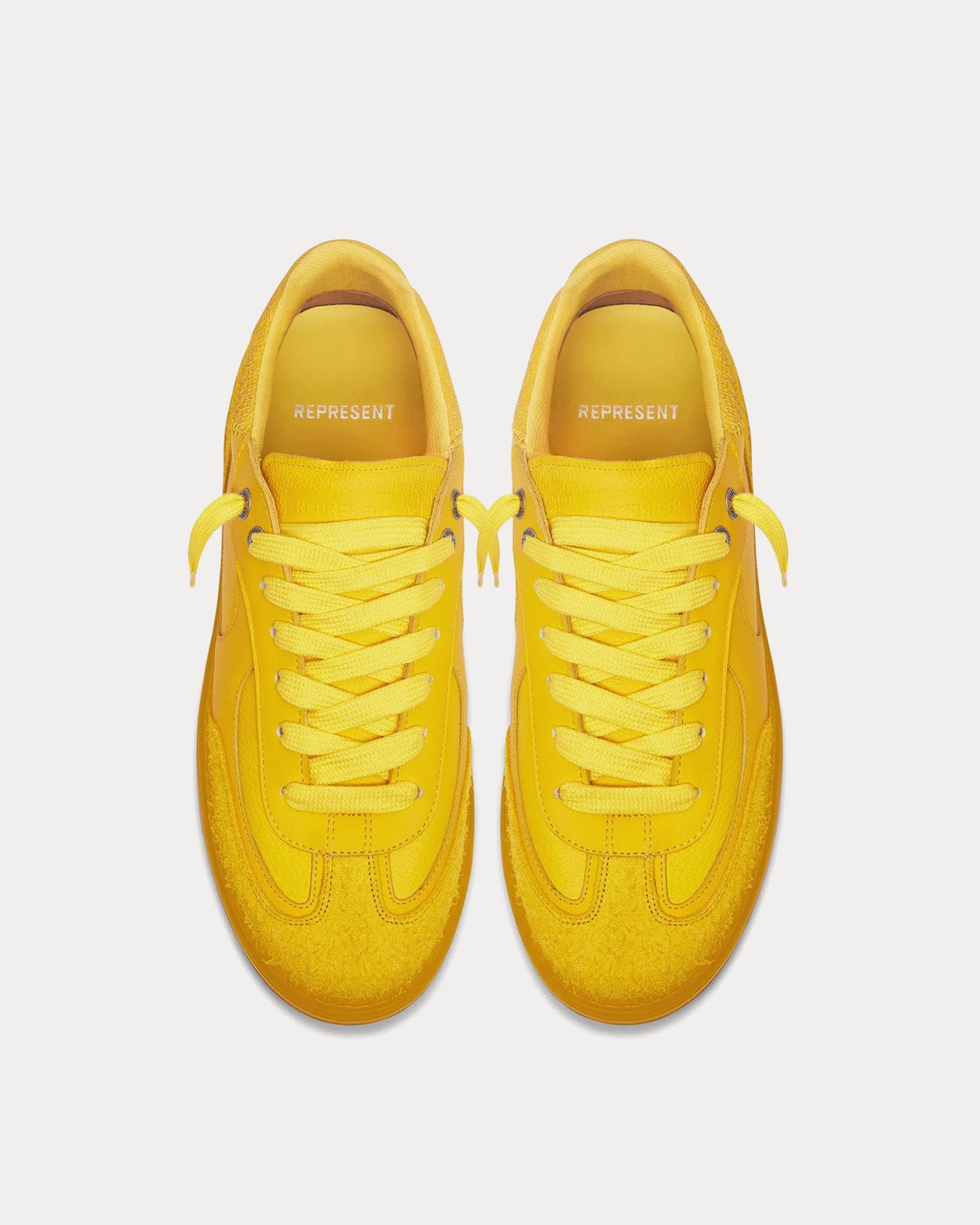Represent - Virtus Yellow Low Top Sneakers