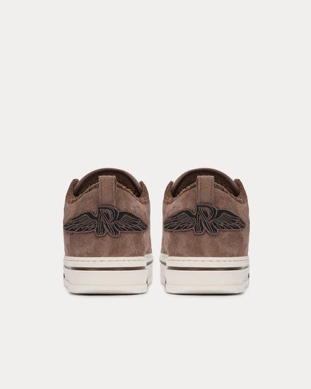 Represent HTN Low Terry Towelling Brown Low Top Sneakers - 4