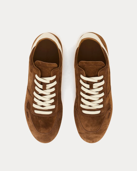 Rick Owens Concordians Minimal Chestnut Low Top Sneakers - 2
