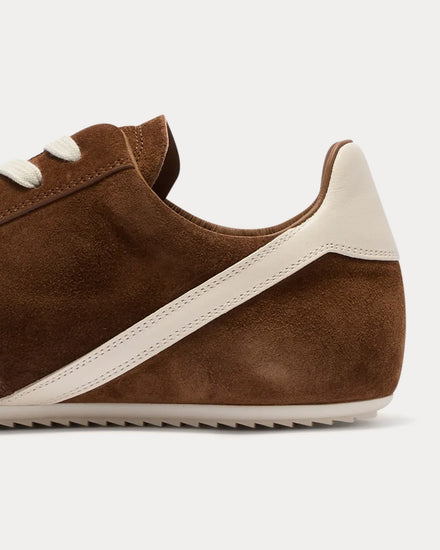 Rick Owens Concordians Minimal Chestnut Low Top Sneakers - 5
