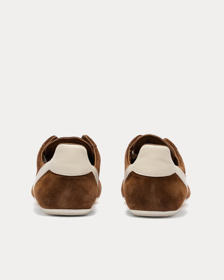 Rick Owens Concordians Minimal Chestnut Low Top Sneakers - 4