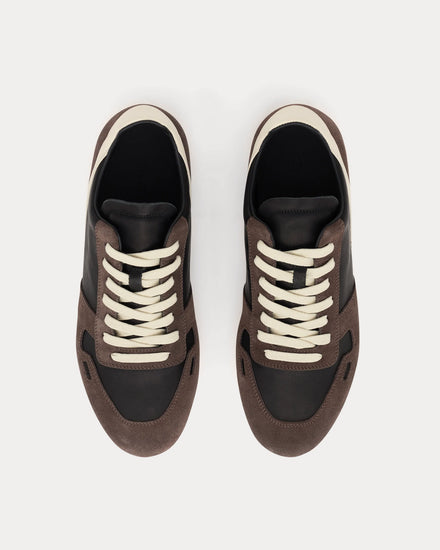 Rick Owens Concordians Minimal Dark Dust / Black / Milk Low Top Sneakers - 2