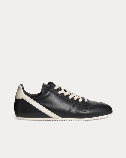 Rick Owens Concordians Minimal Black / Milk / Milk Low Top Sneakers - 1