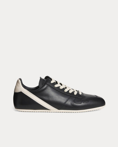 Rick Owens Concordians Minimal Black / Milk / Milk Low Top Sneakers