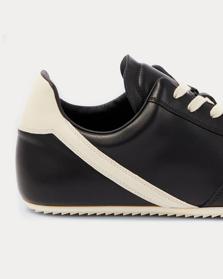 Rick Owens Concordians Minimal Black / Milk / Milk Low Top Sneakers - 4