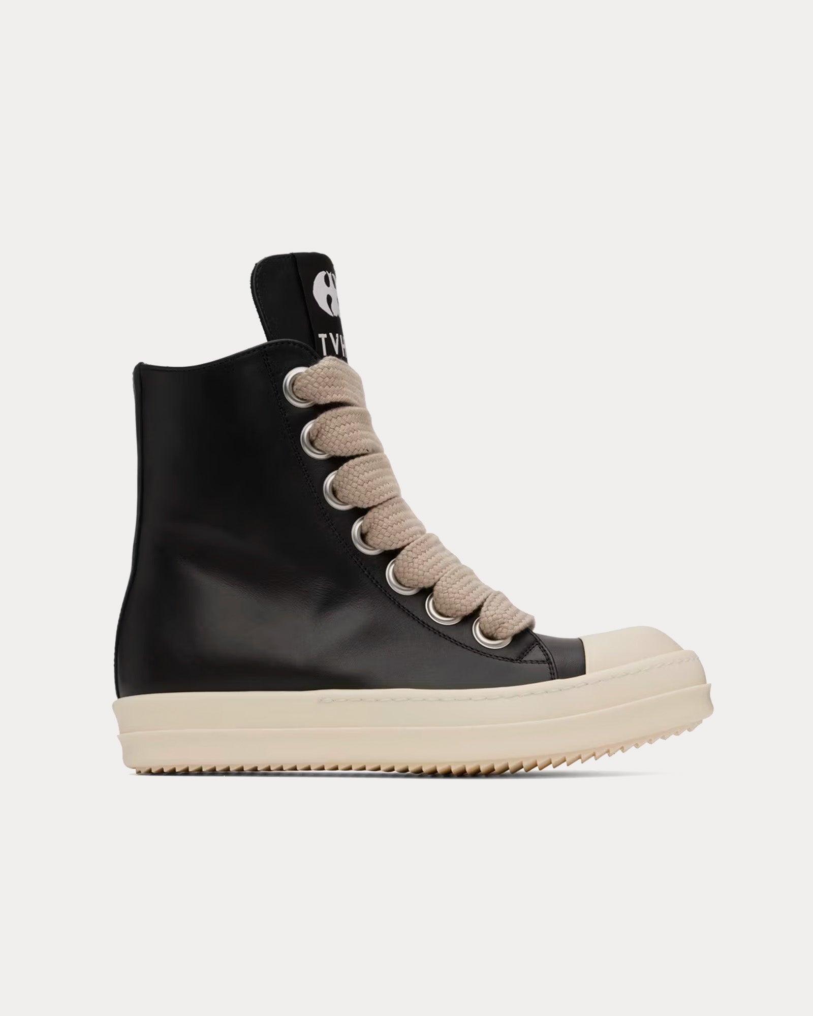 RICK OWENS JUMBO LACE HIGH TOP SNEAKERS