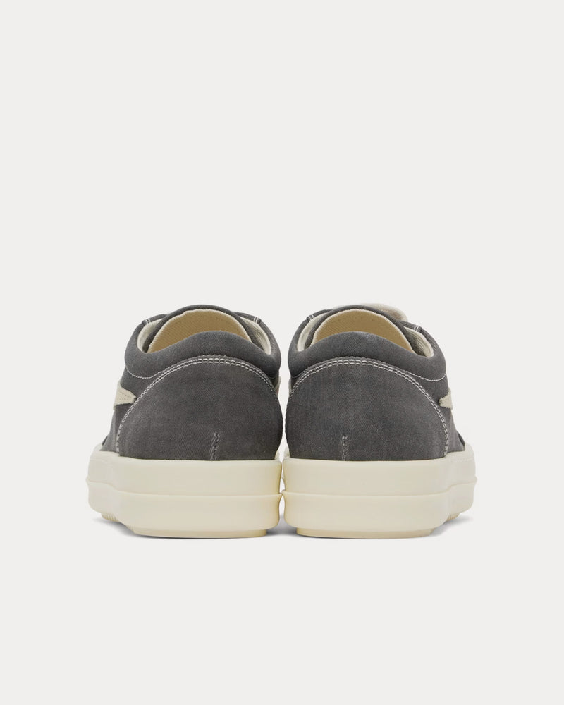 Rick Owens DRKSHDW Vintage Canvas Dark Dust / Milk / Milk Low Top Sneakers - 3